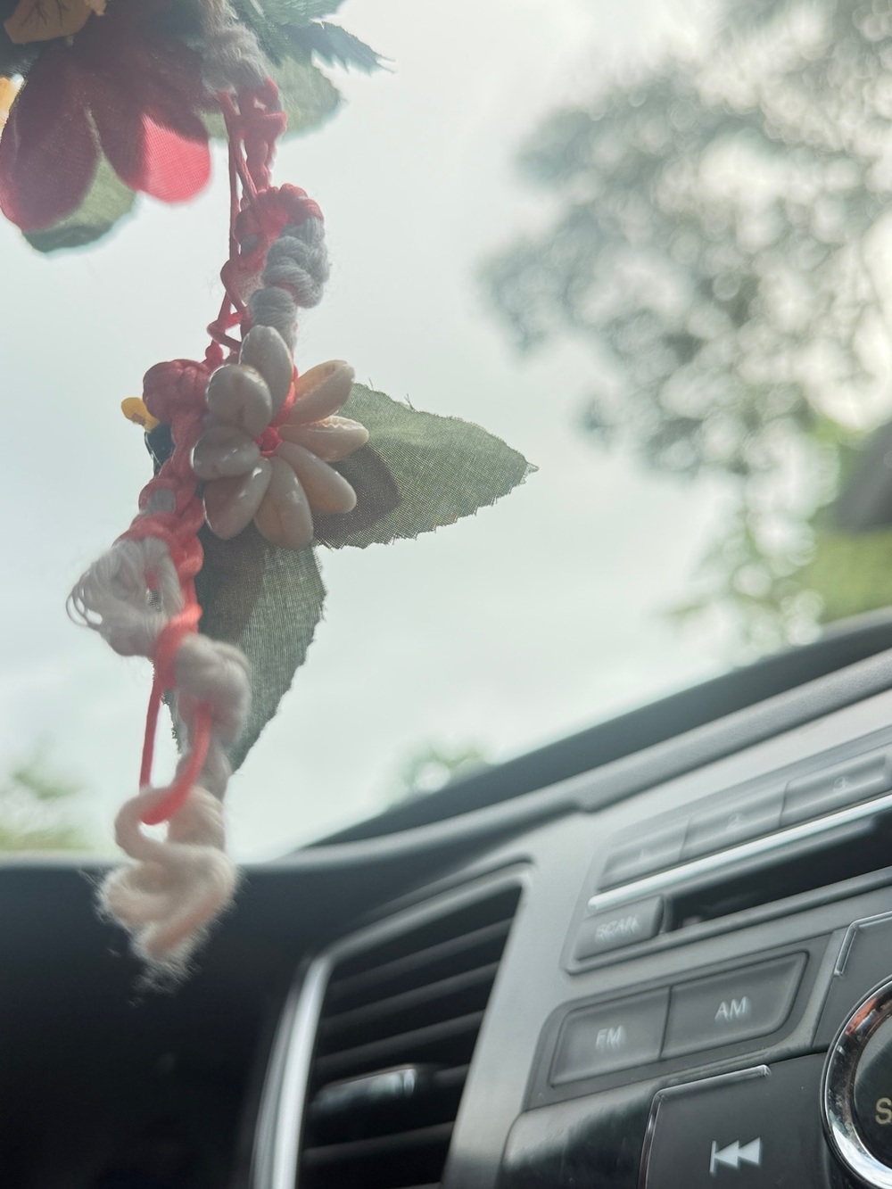 Car ornament handmade inspired by Hilo Hawaii